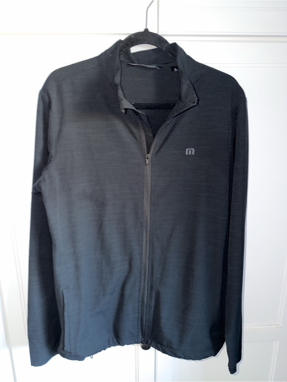 Travis Mathew Surfside Men's Black Full-Zip Lightweight Golf Jacket Sz Medium - Picture 7 of 12